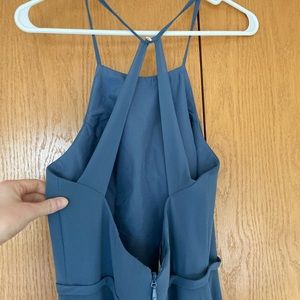 Azazie Bree bridesmaid dress size A6 in Twilight worn once perfect condition.